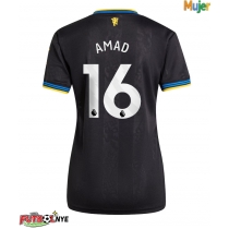 Camiseta Manchester United Amad Diallo #16 Tercera Equipación para mujer 2025-26 manga corta